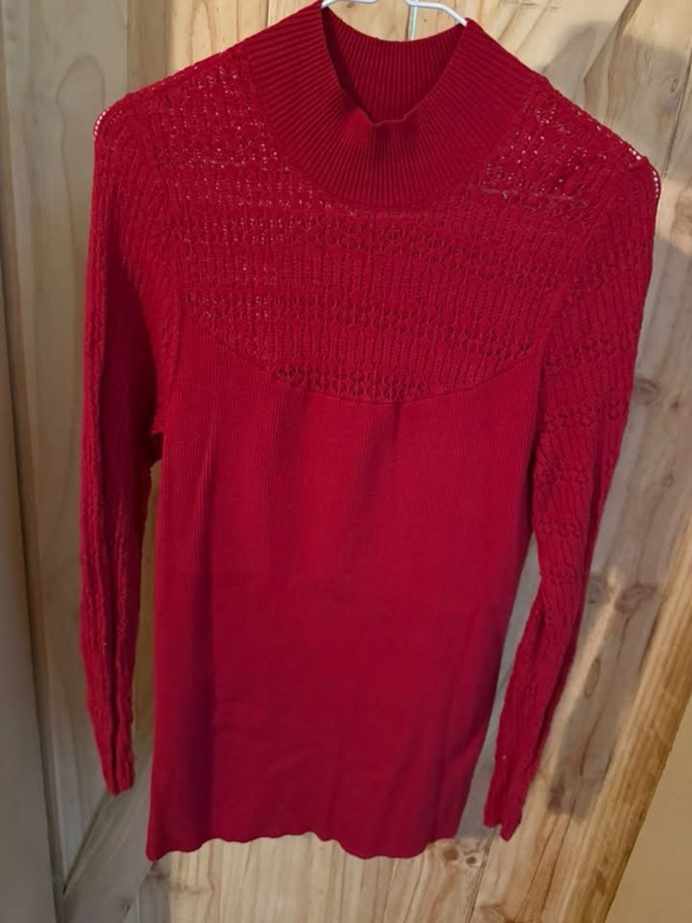 Torrid Women's Red Knit Long-Sleeve Sweater